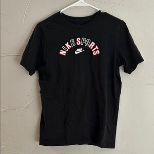 Nike Black Short Sleeve Tee with Logo